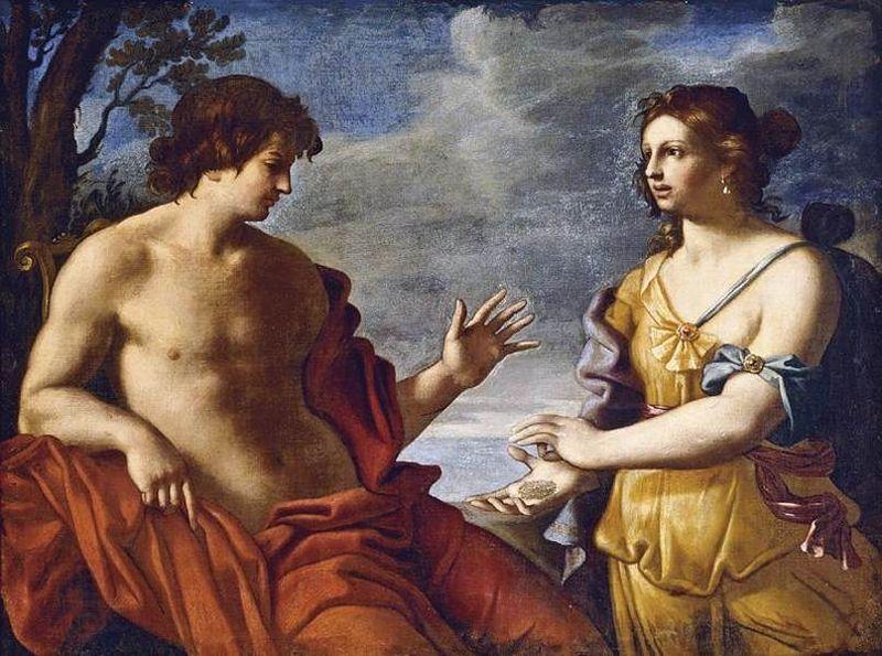 Giovanni Domenico Cerrini Apollo and the Cumaean Sibyl China oil painting art